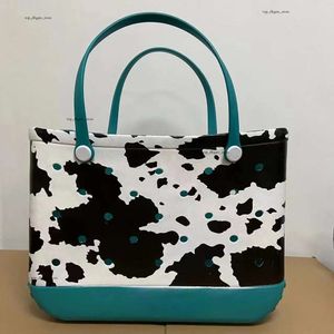 Bogg Bag Mujer impermeable Eva Tote Bolsas de cesta de compras grandes Lavable Playa Silicona Bogg Bag Monedero Eco Jelly Candy Lady Bolsos 453