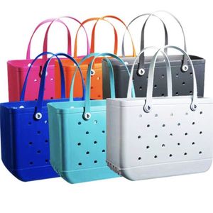 Bogg Bag XL Designer Bag Beach Tags Luxe Tote Tas Silicone Outdoor Summer Eva Plastic waterdichte populaire Bogg Bag Accessoire HE04 CB4