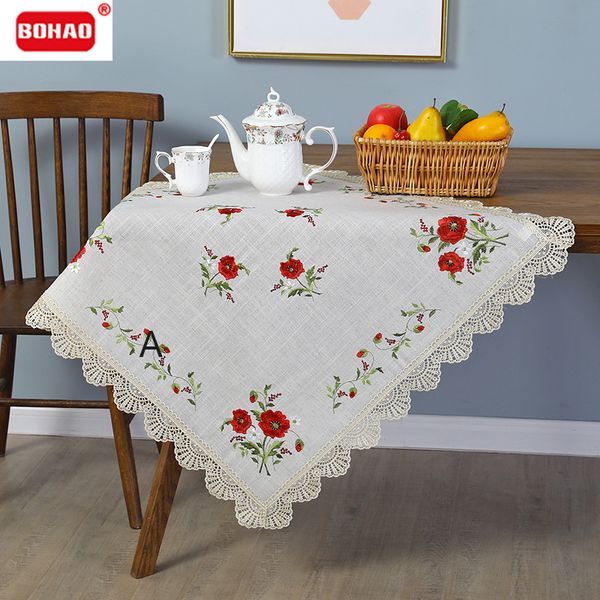 Bohao Mantorea Café Champán Meleachh Square Lace PlayMat Tablero de Año Nuevo