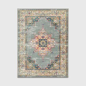 Bohemen Perzische stijl tapijten voor woonkamer slaapkamer niet -slip gebied Tapijten boho marokko etnische deurmatten zigeuner home decor salon 240520