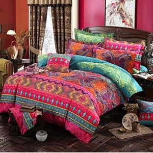 Bohème 3d couette ensembles de literie Mandala housse de couette ensemble hiver drap taie d'oreiller reine king size linge de lit couvre-lit 240127