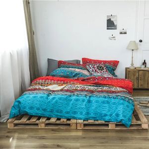 Boheems Katoen 3d Dekbed Beddengoed Sets Luxe Boho Dekbedovertrek Set Kussensloop Queen Kingsize Bedlinnen Sprei 240309