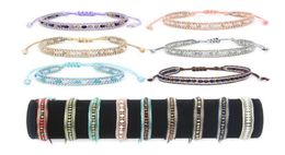 Bohème Bracelet à la main Crystal Crystal Single Lay Bouade Bracelet National Wind Friendship Gift GD1564674976