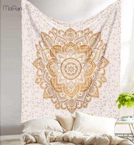 Bohemian Home Art Tapasches Mandala Tapestry Mur suspendu Hippie Beach Blanket Throws RAPUTS BOHO WALD TAPESTRY DESIGNE2647682