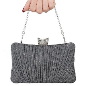 Bolsos de noche de estilo bohemio, bolso para banquete, bolso de vestir, conjunto de diamantes para mujer