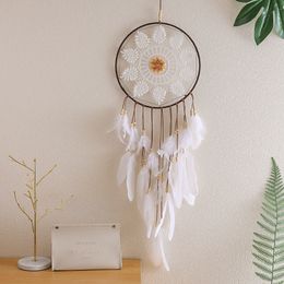 Boho Dream Catchers Macrame Wall Hangend geweven droomvanger voor slaapkamer huis slaapzaal kamer ornament 311