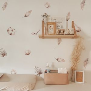 Boho Floral ElementsMuurstickers Babykamer Decoratie Home Decor Vinyl Katoen Bloemen Muurstickers voor Woonkamer Kinderen Geschenken