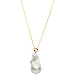 Boho Grand Collier de pendentif en eau douce baroque Femme Magnifique Colliers Rafeale Colliers pour femmes Cadeaux de Noël 240407