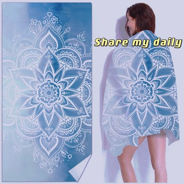 Serviette de bain boho serviette de serviette de plage mandala serviette serviette de salle de bain poncho adultes serviette de natation yoga sport towl couverture 240416