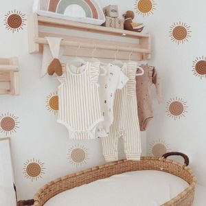 Boho Sun Nordic Woondecoratie Cartoon Muurstickers voor Kinderkamer Woonkamer Interieur Decoratie Babykamer Kinderkamer Decals