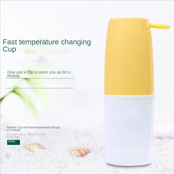 L'eau bouillante refroidit rapidement pour réchauffer 300 ml Shaker tasse Thermostat Thermos bouteille cadeau