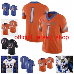 Boise State Broncos Jerseys Akilian Butler Jersey Sean Modster Cedrick Wilson Jr. Demarcus Lawrence College Football Jerseys Custom Steek