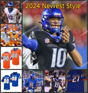 Boise State College voetbalshirts Zabransky Latrell Caples Doug Martin George Holani Leighton VanderEsch Shea McClellin Elk naamnummer