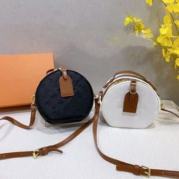 Boites Bolso redondo de alma gapa Designador de lujo de lujo MMM MM PM Mini Cross Cross Body Bols