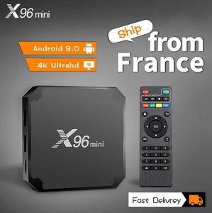 Boitier android tv box X96 MINI Amlogic S905W TV BOX 1 ans qhds Cod lecteur multimédia pour smart tv android box