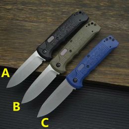 US Style BM 4400 Automatisch zakmes enkele actie S30V Blade Nylon Fiberglass Outdoor Hunting Self Defense Survival Auto Folding Knives UT85 UT88 3400 4600 5370