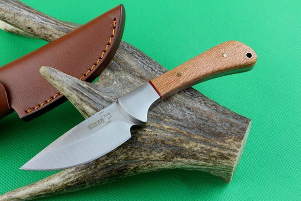 Boker Plus Bowie cuchillo de hoja fija mango de madera perla 440C 58HRC táctico Camping caza supervivencia bolsillo utilidad EDC colección de herramientas