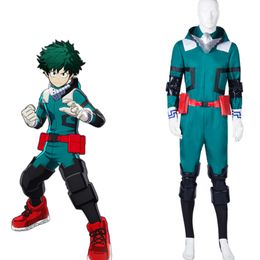 Boku my no hero academia midoriya izuku deku traje de batalla de cosplay disfraz