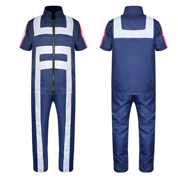 Costume de Cosplay Boku no Hero Academia pour hommes et femmes, uniforme scolaire, Costume d'entraînement de gymnastique, ensemble t-shirt et pantalon, vêtements de sport