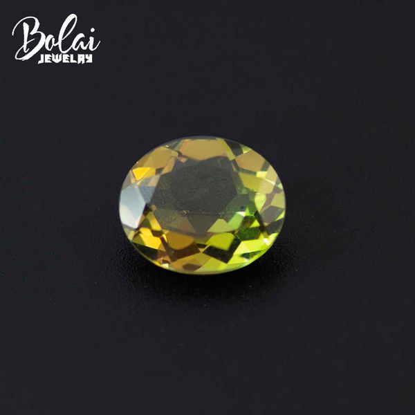 Bolai créé Diaspore Zultanit coupe ovale 8x6mm pierre précieuse en vrac pour bricolage bijoux fins 925 argent montage changement de couleur pierre H1015