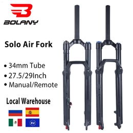 Bolany 34 Tube Demping MTB Bicycle Front Fork XC Superior schokabsorptie en stabiele controle voor Mountain QR Bike Air 231221