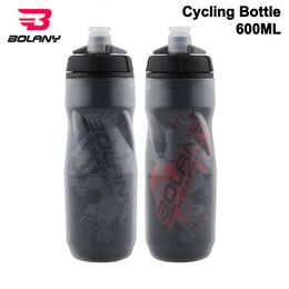 Bolany Bicycle Water Bottle 600ml Light Mountain Bottle PP5 Heat - et l'équipement de cyclisme de sport extérieur protégé par la glace 240422
