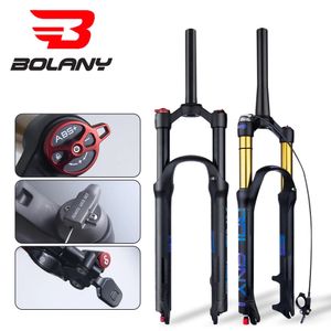 Bolany Bike Fork Rebound Adjustable Air Air Front Suspension 2627529 pouces 120 mm ACCESSOIRES DE BICYLEMENT DE VERSION RAPIDE 240518