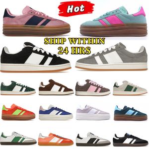 Bold Casual 2024 Chaussures Femmes Baskets Designer Pink Glow Plate-forme Chaussure Orange Vegan Blanc Gum OG Chaussures Blanc Vert Intérieur Daim Hommes Femmes Sports de plein air Baskets