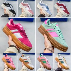 Plate-forme audacieuse 00s Chaussures extérieures Chaussures de créateurs Sneakers hauteur Raisage Chaussures décontractées Pink Pulse Blanc Solaire Super pop rose presque jaune Femmes Sports Sneakers