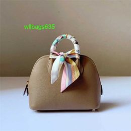 Bolso de cuero Bolide Bolsas de lujo de lujo Bolsas de mano para mujeres 2024 NUEVA VERA VERSÁTIL Ins Fashion Shell Bols