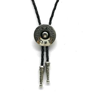 Bolo Cravates KDG Western Cowboy En Alliage De Zinc Rond 12 Figure En Cuir BOLO Cravate En Cuir Cordon Collier HKD230719