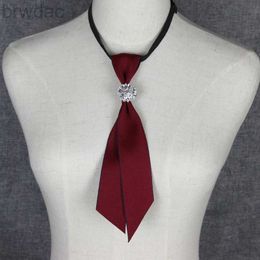 Bolo bindt Koreaanse mode nieuwe Britse bowtie kraag retro stropties shirt vlinderdas voor dames formele universiteitsstijl nek accessoires 240407
