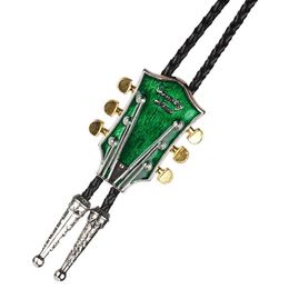 Bolo Ties Nuevos productos Country guitar head bolo tie corbata para hombres y mujeres American western cowboy bolo tie HKD230720