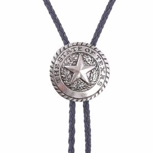 Bolo Ties Nouvelle cravate TEXAS Pentagram Bolo HKD230719