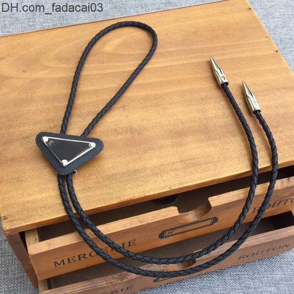 Bolo Ties Conception originale Western Cowboy alliage triangle vers le bas bolo cravate pour hommes et femmes personnalité cravate accessoire de mode 220720 Z230630