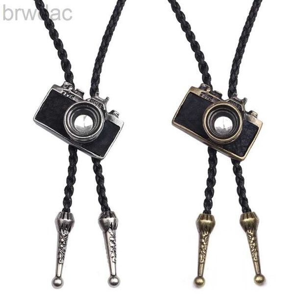 Bolo Ties Western Bolo Tie Vintage Bolo Tie Cowboy Tie Caméra Bolo Tie Collier Chaîne Cowboy Coube Colde Dropshipping 240407