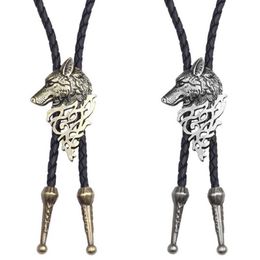 Bolo Ties Wolf Shoestring Cravate Bolo Tie Cowboy Wolf Cravate Western Collier DXAA HKD230719