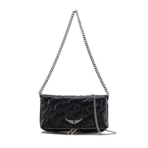 Bolsa de Zadig Voltaire Echt leer Luxe designer schoudertassen Totes Pochette Rock Swing Your Wings tas dames heren gym Cross Body handtassen Clutch Avondtasje