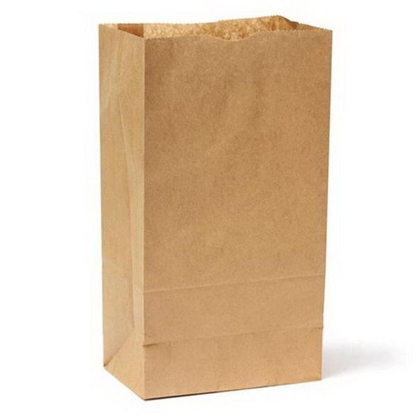 Bolsas De Regalo 100 pièces/lot 7 tailles sacs cadeaux en papier Kraft Sandwich pain bonbons à emporter en bois couleur fête faveur De mariage gratuit