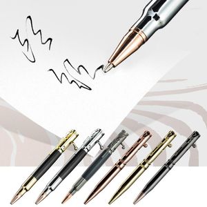 Bolt Action Pen Metalen Balpen Schrijven Gel Inkt 1.0mm Medium Punt Voor Studenten Leraar Manager Advocaat Professor QXNF