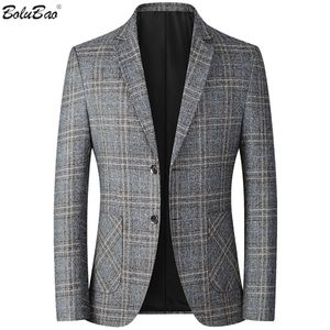 BOLUBAO Blazers Mannen Merk Jas Mode Slanke Casual Jassen Masculino Zakelijke Jassen Pakken Gestreepte heren Blazers Tops 220527