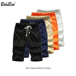 Bolubao Brand Hommes Shorts Summer Mâle Casual Casual S-Mode Élastique Courte Impression respirante 210713