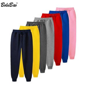 Bolubao mannen effen kleur harembroek mode merk heren hoge kwaliteit casual broek mannelijke trekkoord potlood joggingbroek 210616