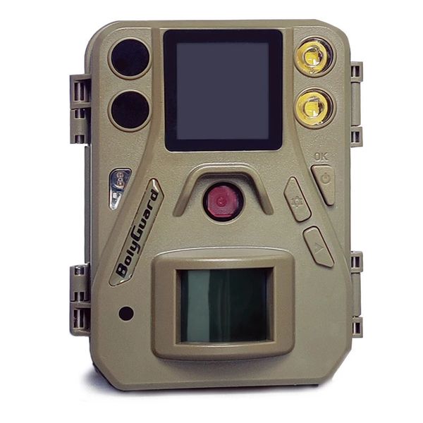 Boly Mise à niveau Dual Flash 4K SG520D RED IR BLANC LED PORTABLE 37MP MINI SIMESE HUNTING Game Cameras Wildlife Scouting Camera 240423