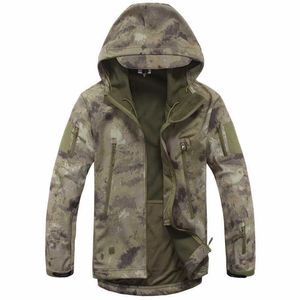 Chaqueta bomber para hombre Lurker Shark Skin Soft Shell TAD militar táctico chaqueta impermeable a prueba de viento caza camuflaje ejército ropa X0710