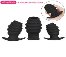 BOMBOMDA 3 Maten Holle Anale Plug Zachte Prostaat Massager Butt Plug Anale Speeltjes Voor Vrouw Mannen Anale Dilatator sex Producten X07285714009