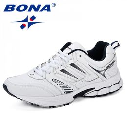BONA Design Style hommes chaussures respirant hommes chaussures de course en plein air Sneaker chaussures de sport confortable 220606