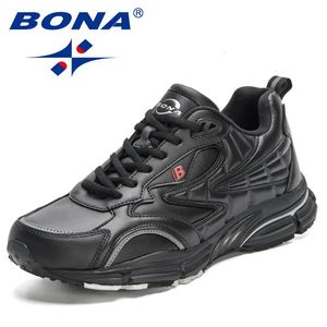 BONA-zapatos deportivos informales para hombre, zapatillas deportivas ligeras y transpirables de alta calidad, calzado para correr, 240130