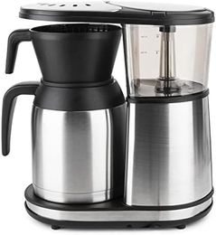 Bonavita Cafetière 8 tasses, cafetière à une touche avec carafe thermique, certifiée SCA, machine portable en acier inoxydable