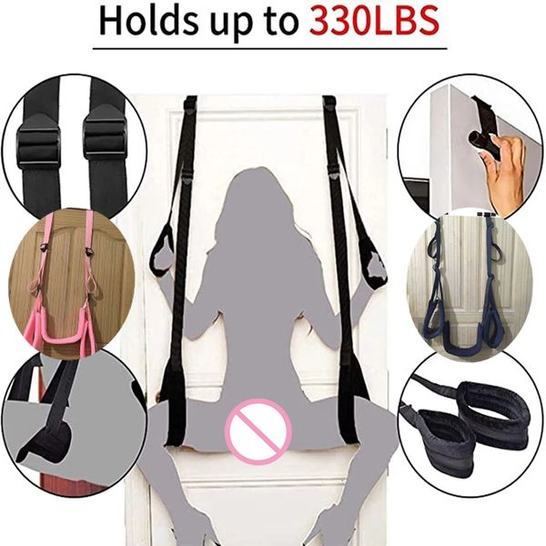 Bondage Door Swing Sex Sm Game Spareter Jambe ouverte pour femmes Produits pour adultes pour couple Sextoys Columpio Sexual Puerta 230811